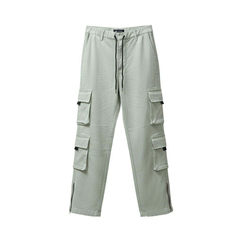 شلوار مردانه شش جیب پایین زیپ مدل Hesam-سبز